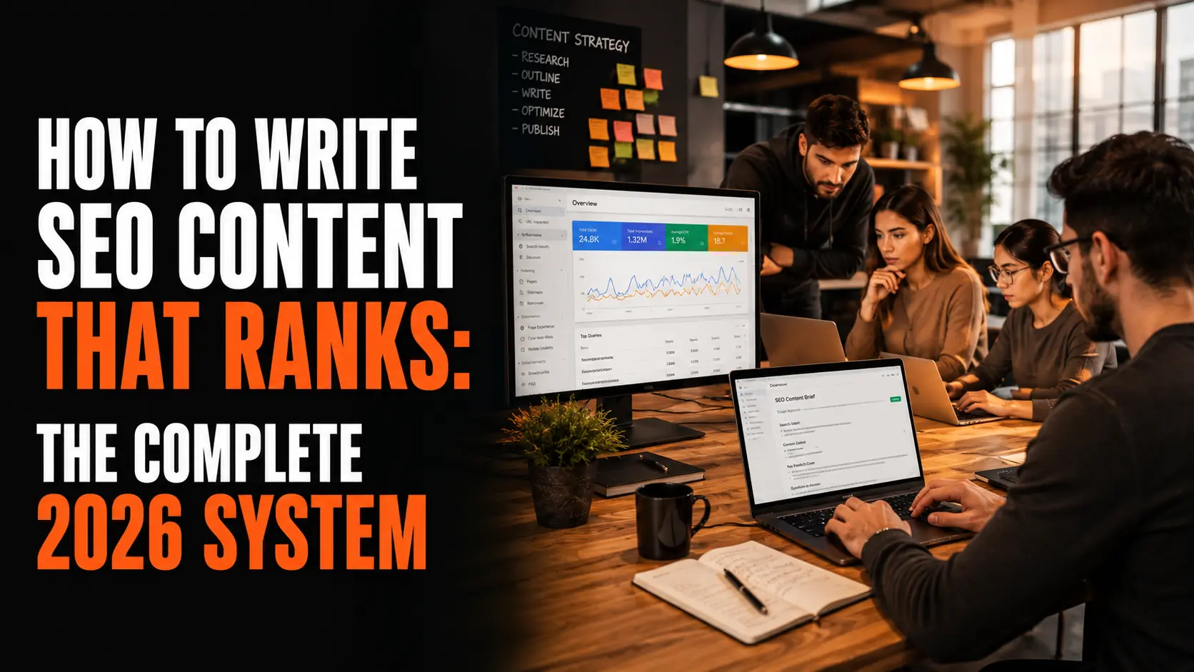 How to write SEO content feature image