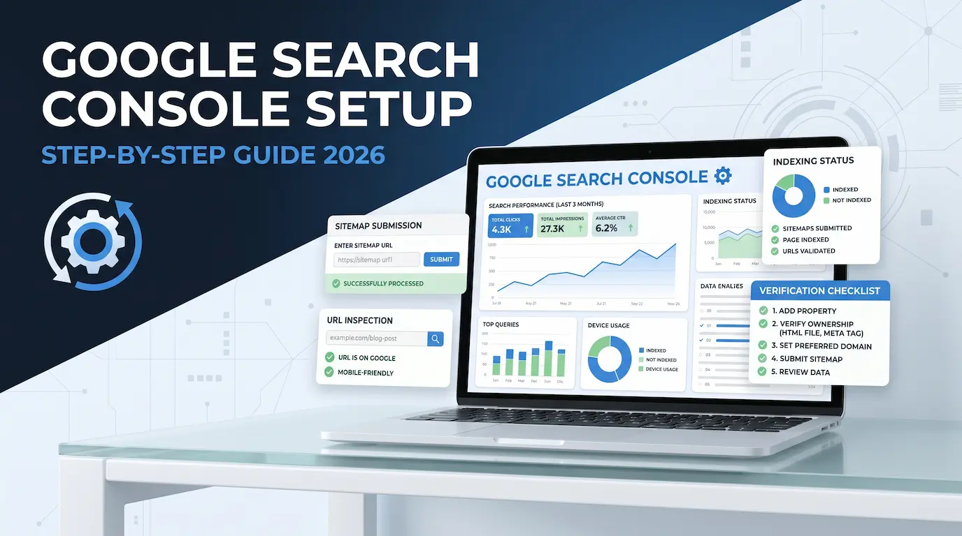How to Set Up Google Search Console: Step-by-Step (2026)